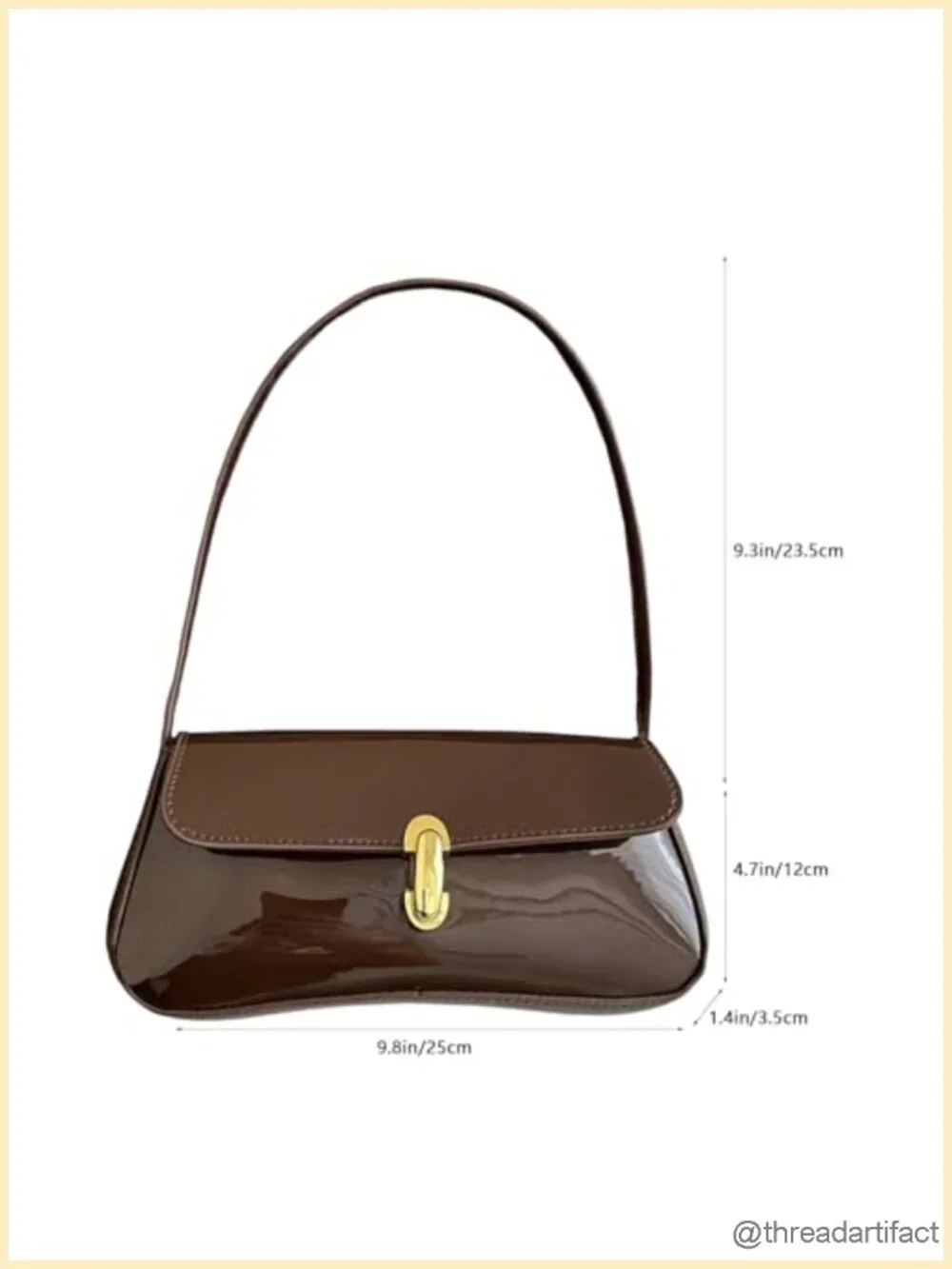 PU Leather Small Shoulder Bag Crossbody Clutch Hobo Purse